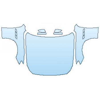 PAINT PROTECTION KIT - 2017 MASERATI QUATTROPORTE S Q4 GRANSPORT FULL HOOD FENDERS WITHOUT BADGES MIRRORS - PRECUT PPF CLEAR BRA WRAP