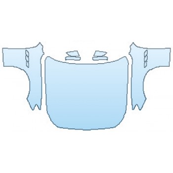 Precut PPF Kit – Clear Bra Paint Protection Film PAINT PROTECTION KIT - 2017 MASERATI QUATTROPORTE S Q4 GRANSPORT FULL HOOD (WRAPPED EDGES) FENDERS WITHOUT BADGES MIRRORS - PRECUT PPF CLEAR BRA WRAP