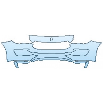 Precut PPF Kit – Clear Bra Paint Protection Film PAINT PROTECTION KIT - 2017 MASERATI QUATTROPORTE S Q4 GRANSPORT BUMPER - PRECUT PPF CLEAR BRA WRAP