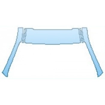 PAINT PROTECTION KIT - 2017 MASERATI QUATTROPORTE S Q4 GRANSPORT ROOF A-PILLARS - PRECUT PPF CLEAR BRA WRAP