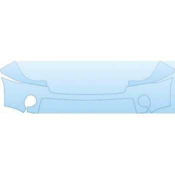 PAINT PROTECTION KIT - 2010 SUZUKI EQUATOR EXTENDED CAB RWD BUMPER KIT - PRECUT PPF CLEAR BRA WRAP
