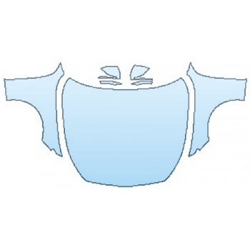 PAINT PROTECTION KIT - 2017 MERCEDES S-CLASS CABRIOLET S65 AMG FULL HOOD FENDERS WITHOUT BADGES MIRRORS - PRECUT PPF CLEAR BRA WRAP