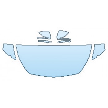 Precut PPF Kit – Clear Bra Paint Protection Film PAINT PROTECTION KIT - 2017 MERCEDES S-CLASS CABRIOLET S550 SPORT HOOD (30 INCH WRAPPED EDGES) FENDERS MIRRORS - PRECUT PPF CLEAR BRA WRAP