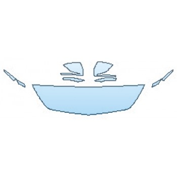 PAINT PROTECTION KIT - 2017 MERCEDES S-CLASS CABRIOLET S550 SPORT HOOD (18 INCH) FENDERS MIRRORS - PRECUT PPF CLEAR BRA WRAP