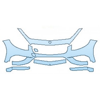 Precut PPF Kit – Clear Bra Paint Protection Film PAINT PROTECTION KIT - 2017 MERCEDES S-CLASS CABRIOLET S550 SPORT BUMPER - PRECUT PPF CLEAR BRA WRAP