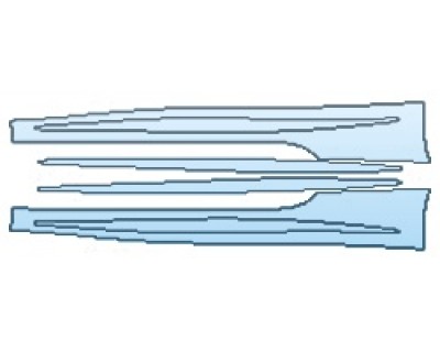 PAINT PROTECTION KIT - 2017 MERCEDES S-CLASS CABRIOLET S550 SPORT ROCKERS - PRECUT PPF CLEAR BRA WRAP