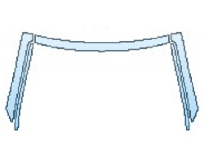 PAINT PROTECTION KIT - 2017 MERCEDES S-CLASS CABRIOLET S550 SPORT ROOF A-PILLARS - PRECUT PPF CLEAR BRA WRAP