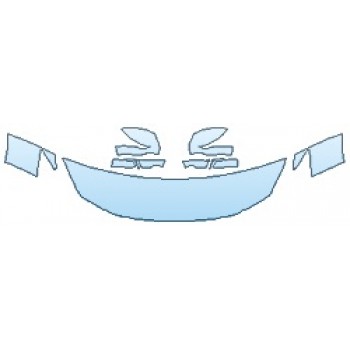 PRECUT PPF KIT - 2018 NISSAN MURANO MIDNIGHT EDITION HOOD (18 INCH) FENDERS MIRRORS PRECUT PPF CLEAR BRA WRAP