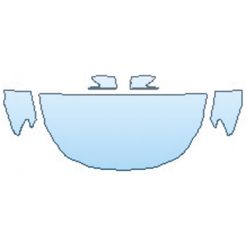 PAINT PROTECTION KIT - 2017 NISSAN SENTRA SR MIDNIGHT EDITION HOOD(30 INCH WRAPPED EDGES) FENDERS MIRRORS - PRECUT PPF CLEAR BRA WRAP