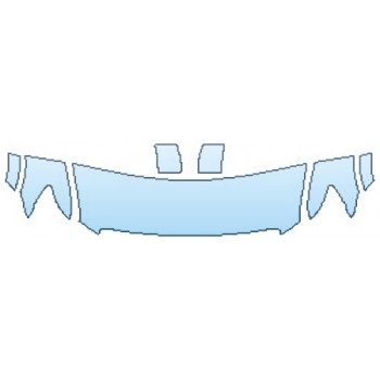 PAINT PROTECTION KIT - 2017 NISSAN TITAN PLATINUM RESERVE HOOD(24 INCH) FENDERS MIRRORS - PRECUT PPF CLEAR BRA WRAP