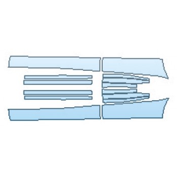 PRECUT PPF KIT - 2018 MERCEDES CLA-CLASS COUPE CLA250 BASE DOORS PRECUT PPF CLEAR BRA WRAP