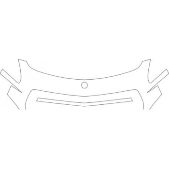 2012 MERCEDES-BENZ SLS COUPE AMG Upper Bumper Kit