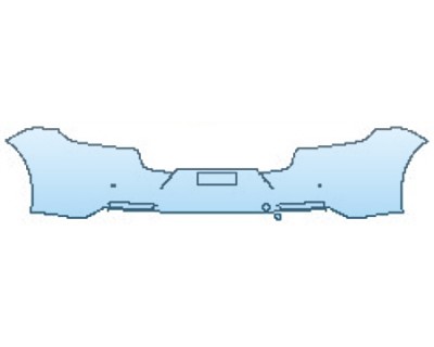 2018 PORSCHE PANAMERA 4 Full Rear Bumper With Sensors