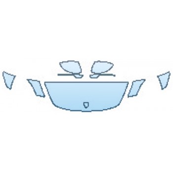 PRECUT PPF KIT - 2018 PORSCHE PANAMERA 4 EXECUTIVE HOOD(18 INCH WRAPPED EDGES) FENDERS MIRRORS PRECUT PPF CLEAR BRA WRAP