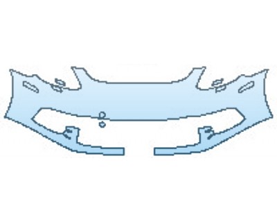 2018 PORSCHE PANAMERA 4S BUMPER WITH WASHERS (1 PIECE) PRECUT PPF CLEAR BRA WRAP