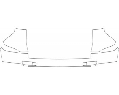 2011 HONDA CR-V 4WD LX Full Rear Bumper Kit