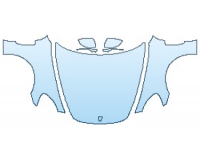 2018 PORSCHE PANAMERA 4S EXECUTIVE FULL HOOD(WRAPPED EDGES) FENDERS MIRRORS PRECUT PPF CLEAR BRA WRAP