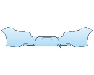 2018 PORSCHE PANAMERA BASE Full Rear Bumper