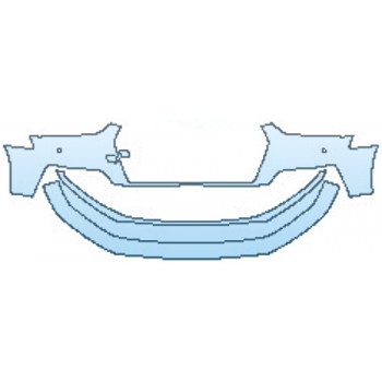 Precut PPF Kit – Clear Bra Paint Protection Film PAINT PROTECTION KIT - 2019 AUDI A5 COUPE S-LINE BUMPER WITH SENSORS - PRECUT PPF CLEAR BRA WRAP