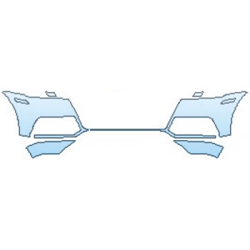 Precut PPF Kit – Clear Bra Paint Protection Film PAINT PROTECTION KIT - 2019 AUDI Q5 BUMPER - PRECUT PPF CLEAR BRA WRAP