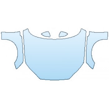 PAINT PROTECTION KIT - 2018 AUDI S5 COUPE FULL HOOD(WRAPPED EDGES) FENDERS MIRRORS - PRECUT PPF CLEAR BRA WRAP