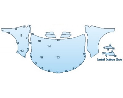 PRECUT PPF CLEAR BRA WRAP