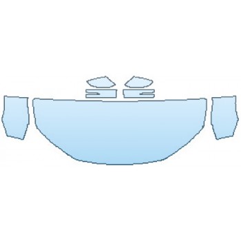 PRECUT PPF KIT - 2018 HONDA ODYSSEY ELITE HOOD(30 INCH WRAPPED EDGES) FENDERS MIRRORS PRECUT PPF CLEAR BRA WRAP