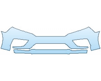 PAINT PROTECTION KIT - 2020 HONDA ODYSSEY TOURING BUMPER (2 PIECE) - PRECUT PPF CLEAR BRA WRAP