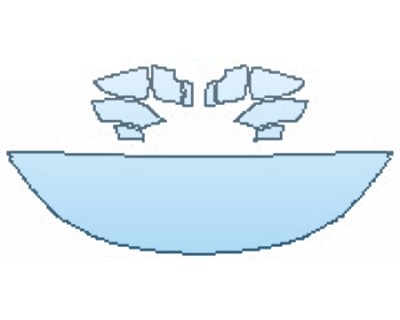 2018 LEXUS LC 500 HOOD(18 INCH WRAPPED EDGES) FENDERS MIRRORS PRECUT PPF CLEAR BRA WRAP