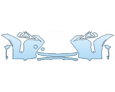 2018 LEXUS LC 500 BUMPER PRECUT PPF CLEAR BRA WRAP