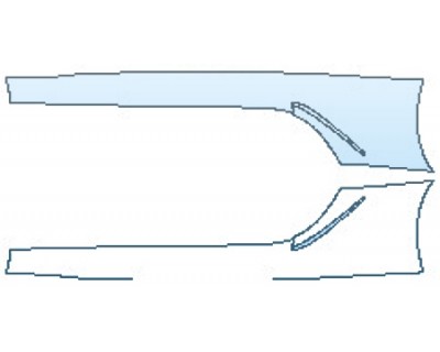 2018 LEXUS LC 500 ROCKERS PRECUT PPF CLEAR BRA WRAP