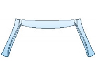 2018 LEXUS LC 500 ROOF A-PILLARS PRECUT PPF CLEAR BRA WRAP