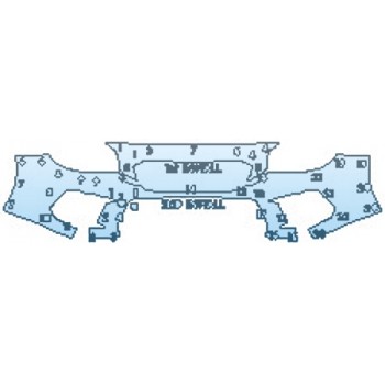 PAINT PROTECTION KIT - 2019 SUBARU WRX BASE BUMPER - PRECUT PPF CLEAR BRA WRAP