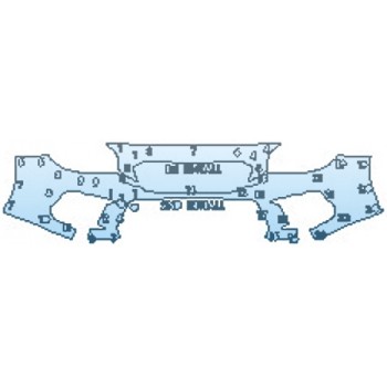 PAINT PROTECTION KIT - 2019 SUBARU WRX LIMITED BUMPER - PRECUT PPF CLEAR BRA WRAP