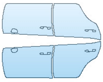 PRECUT PPF CLEAR BRA WRAP