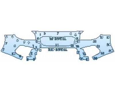 PAINT PROTECTION KIT - 2019 SUBARU WRX PREMIUM BUMPER - PRECUT PPF CLEAR BRA WRAP