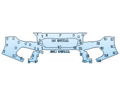 PAINT PROTECTION KIT - 2019 SUBARU WRX STI LIMITED BUMPER - PRECUT PPF CLEAR BRA WRAP