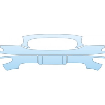 PAINT PROTECTION KIT - 2005 BUICK LE SABRE LIMITED BUMPER GRILLE KIT - PRECUT PPF CLEAR BRA WRAP
