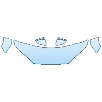 PAINT PROTECTION KIT - 2018 AUDI A5 SPORTBACK HOOD(24 INCH) FENDERS MIRRORS - PRECUT PPF CLEAR BRA WRAP