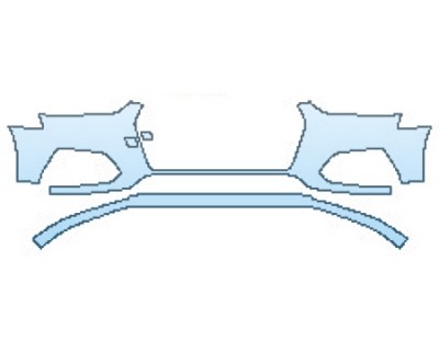 Precut PPF Kit – Clear Bra Paint Protection Film PAINT PROTECTION KIT - 2018 AUDI A5 SPORTBACK BUMPER - PRECUT PPF CLEAR BRA WRAP