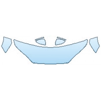 Precut PPF Kit – Clear Bra Paint Protection Film PAINT PROTECTION KIT - 2018 AUDI S5 SPORTBACK HOOD(24 INCH WRAPPED EDGES) FENDERS MIRRORS - PRECUT PPF CLEAR BRA WRAP