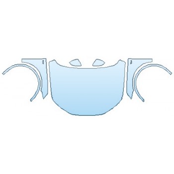 PAINT PROTECTION KIT - 2018 AUDI SQ5 FULL HOOD(WRAPPED EDGES) FENDERS MIRRORS - PRECUT PPF CLEAR BRA WRAP