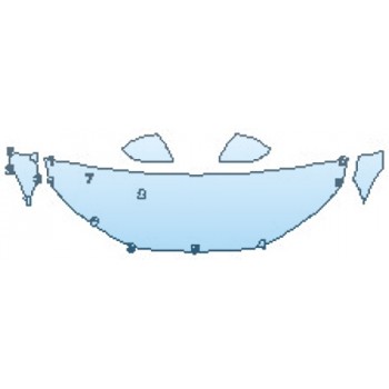 PAINT PROTECTION KIT - 2018 AUDI SQ5 HOOD(24 INCH) FENDERS MIRRORS - PRECUT PPF CLEAR BRA WRAP