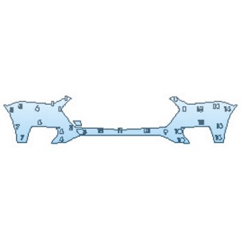 PAINT PROTECTION KIT - 2019 CHEVROLET TRAVERSE LS BUMPER - PRECUT PPF CLEAR BRA WRAP