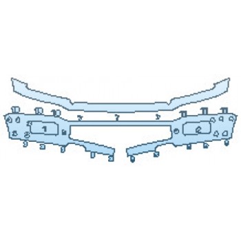 PAINT PROTECTION KIT - 2020 FORD F-150 LIMITED BUMPER - PRECUT PPF CLEAR BRA WRAP
