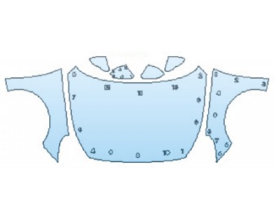 PRECUT PPF CLEAR BRA WRAP