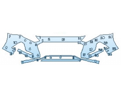 2019 HYUNDAI SONATA LIMITED Bumper