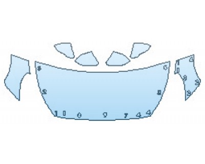 PRECUT PPF CLEAR BRA WRAP