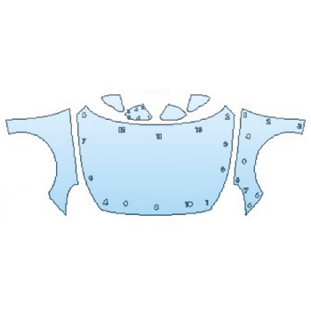PRECUT PPF CLEAR BRA WRAP