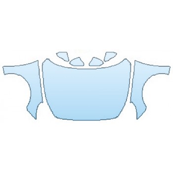 Precut PPF Kit – Clear Bra Paint Protection Film PAINT PROTECTION KIT - 2019 HYUNDAI SONATA SEL FULL HOOD(WRAPPED EDGES) FENDERS MIRRORS - PRECUT PPF CLEAR BRA WRAP